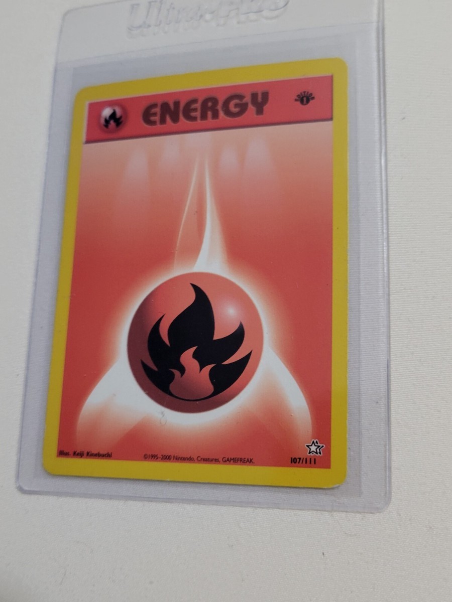 Fire Energy - Pokemon Neo Genesis First 1st Edition #107 - Common | eBay Fire Energy - Pokemon Neo Genesis First 1st Edition #107 - Common | eBay
