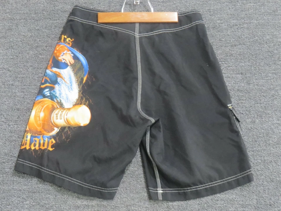 Bañador Captain Morgan Pantalones Cortos Para Hombre 30 Mediano Negro Board Shorts Equipo de Equipo Foto 3 de 4
