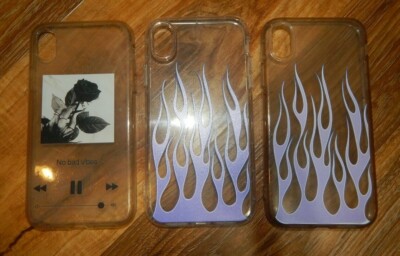 SHEIN BRAND PHONE CASES FOR APPLE XR PHONE--3 CASES--2 SLIGHTLY