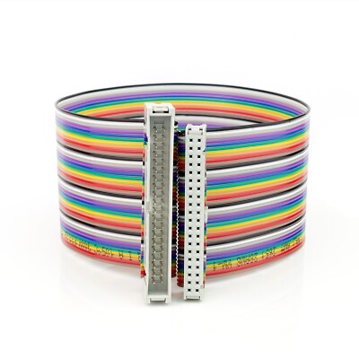 BerryBase GPIO Extension / Verlängerungskabel, 40 Pin, für Raspberry Pi, rainbow