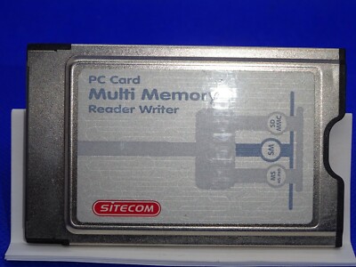 SITECOM PC-200V2 MULTI MEMORY READER WRITER PC CARD #GK387