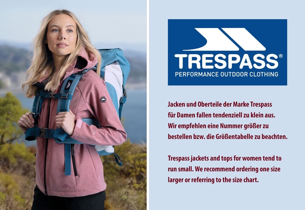 Trespass Damen Regenjacke Daytrip - Female Jacket Tp50 Navy image 3