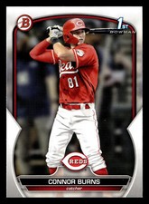 Connor Burns 2023 1st Bowman Draft #BD-159 Cincinnati Reds ROOKIE RC