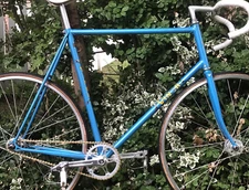 Vintage Viner Record Racing Italian Track Road Bike 62.25cm Fixed Gear Frame Set