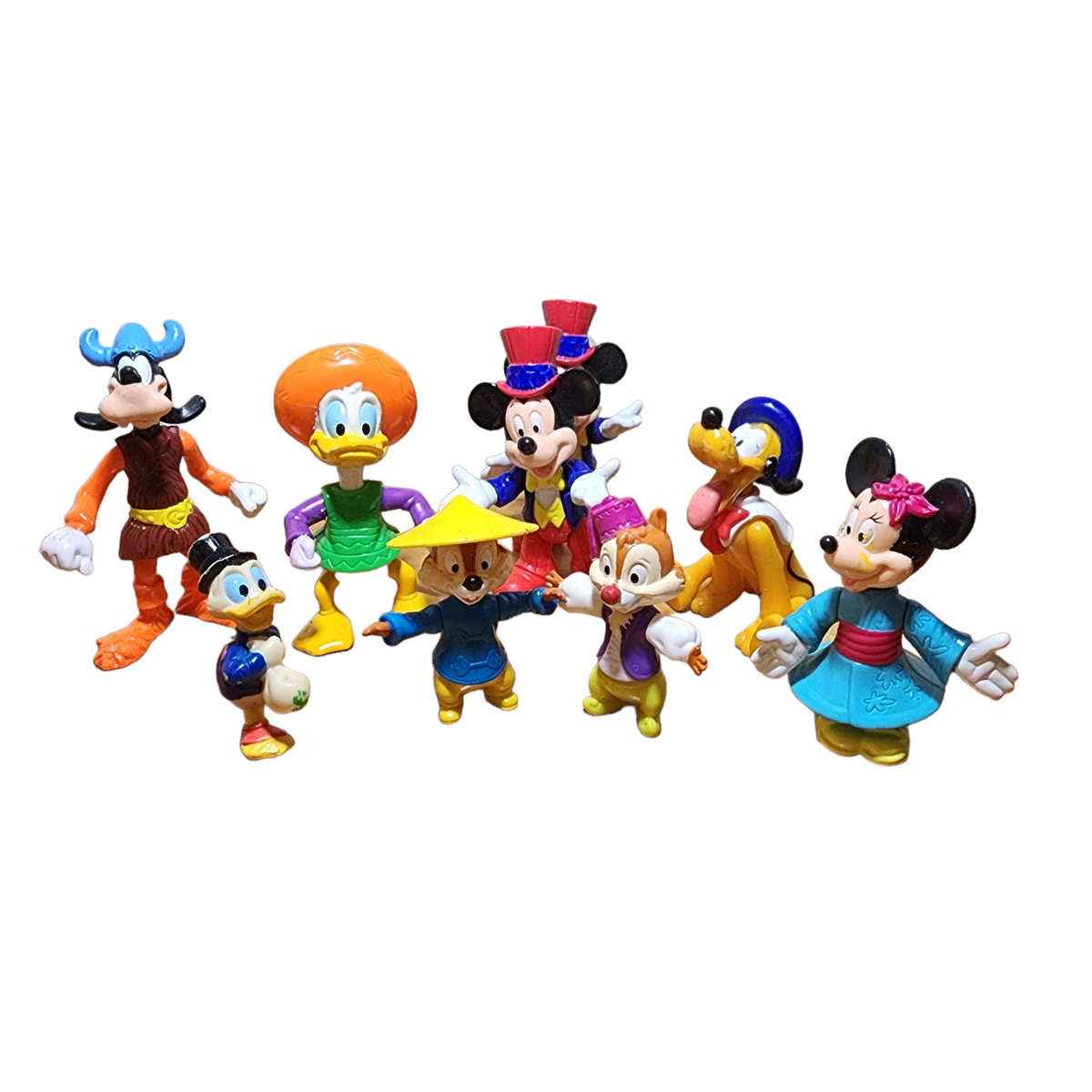 Lot of 9 1993 McDonalds Happy Meal Toys Mickey & Friends Epcot