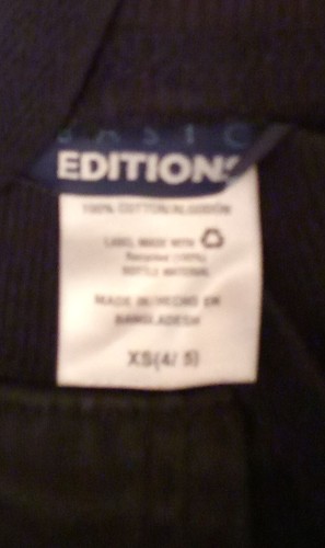 Editions Kids Black Pants Elastic Waist Size S(4/5) - Picture 3 of 3