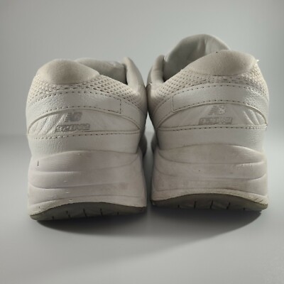 New Balance Womens 928v2 White Gray Leather Walking Shoes  display picture 1