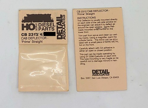 DETAIL ASSOCIATES American HO Scale Detailing Parts - Multi Listing - Picture 137 of 203