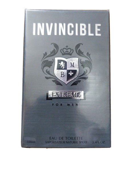 Invincible Extreme Cologne for Men 3.4 Oz Eau De Toilette Spray for ...