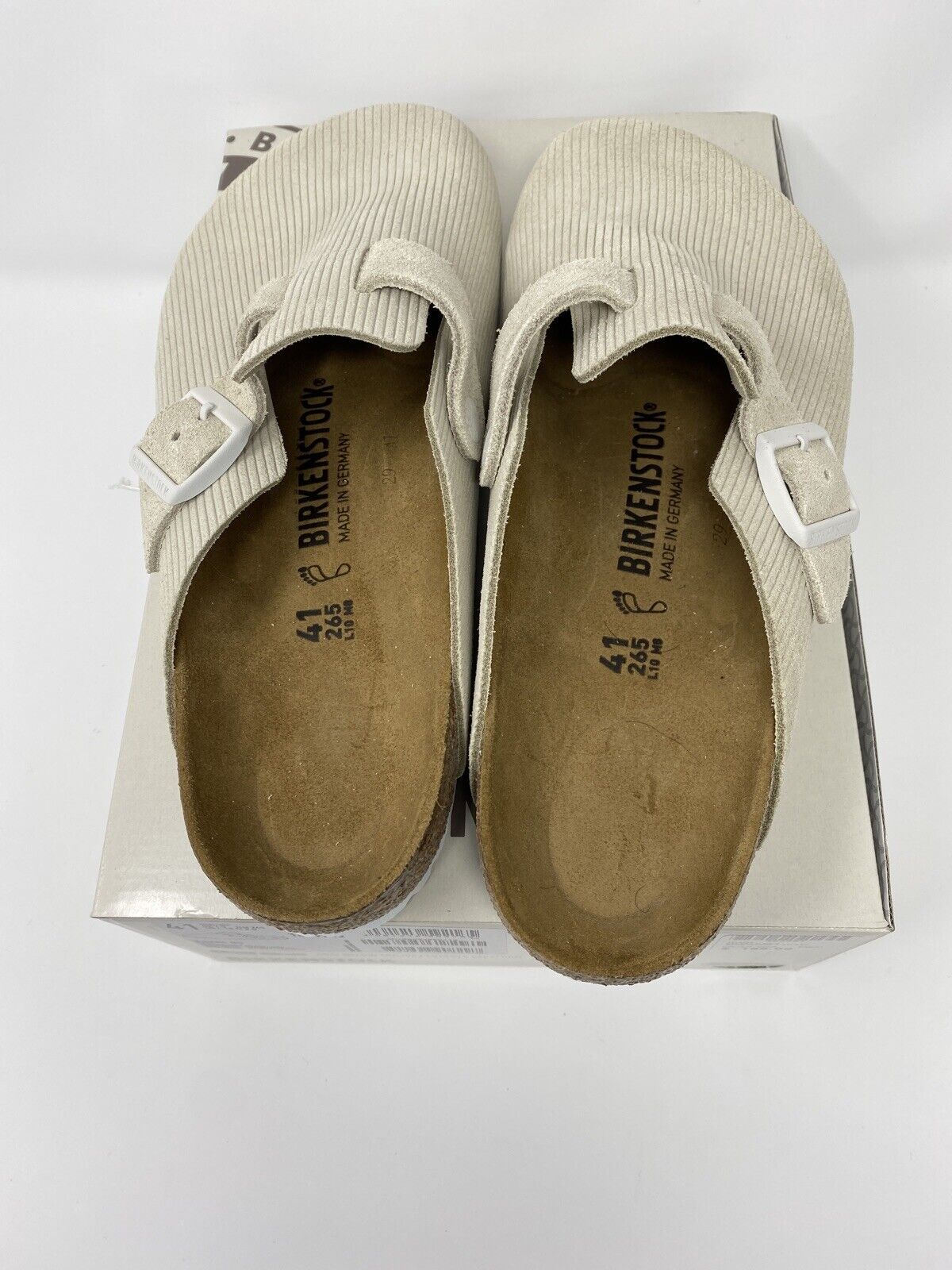 Brand New Stussy Birkenstock Boston Bone Size 41 Men's 8 Brand 