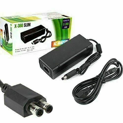 ALIMENTATORE DI RICAMBIO PER CONSOLE MICROSOFT XBOX 360 SLIM - 220 V CARICATORE - Foto 1 di 8