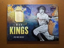 2021 Panini Diamond Kings Peewee Reese Bat King 4/10 relic GU  MT HOF