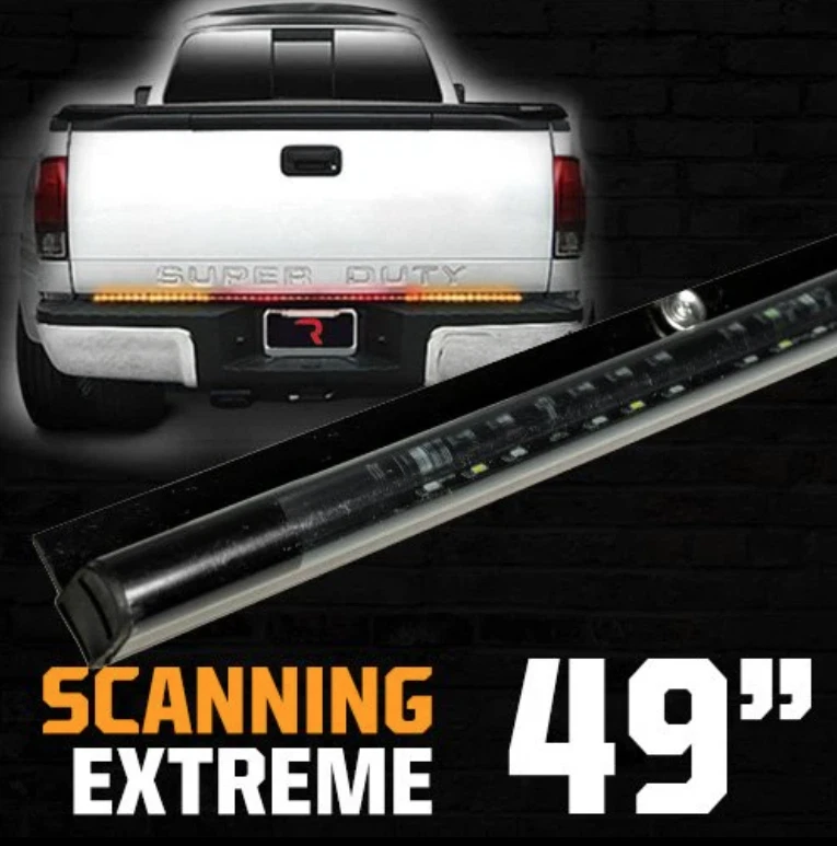 Recon 49" Xtreme LED Tailgate Bar w/ Scanning Turn Signal For Universal Fitments — 第 2/3 张图片