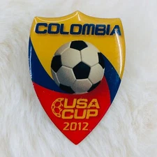 2012 USA Cup Columbia International Soccer Souvenir Shield Lapel Pin