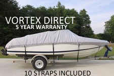 HEAVY DUTY FISHING/SKI/RUNABOUT/BOAT COVER 22', 23', 24' TAN