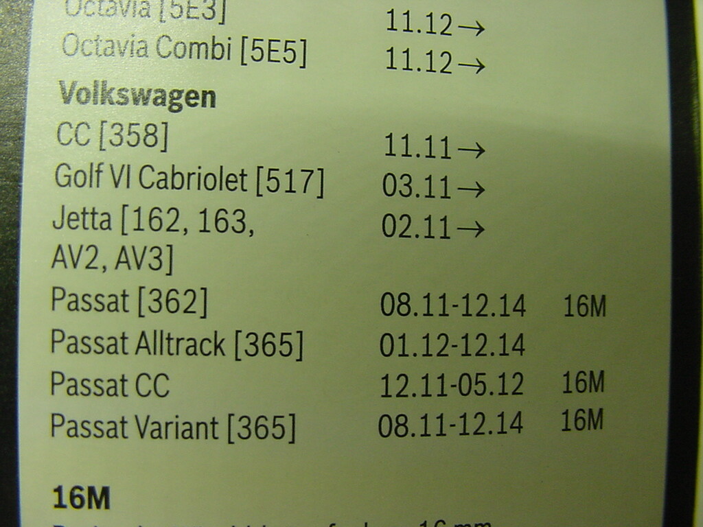 Volkswagen Wiper Blade Set 24" 19" pair BOSCH OEM Blades jetta golf passat vw eBay