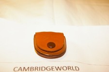 LEATHER FILTER CASE up to 34mm SIZE by UTILO MADE in USA