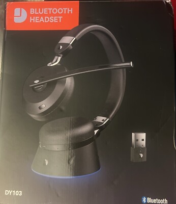 Dytole DY103 Wireless Headset, Bluetooth Headset with Mic, Noise Cancelling 