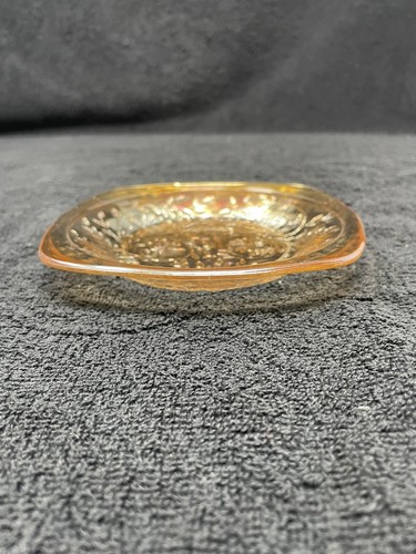 Jeannette Glass Floragold Louisa Depression Saucer. - Picture 2 of 3