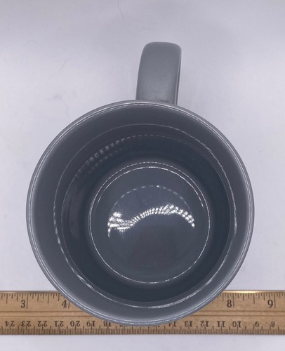Dunkin Donuts Light Gray Holiday Snowflake Mug 2014 - Picture 5 of 6