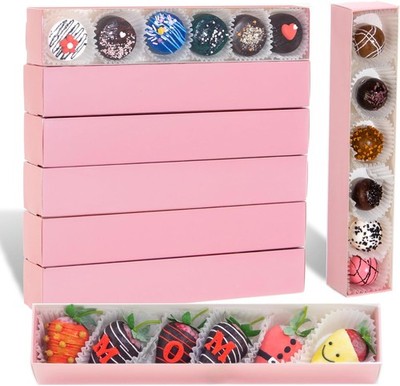 . Inches Chocolate Covered Stberries Boxes for 6, aron boxes for 12,