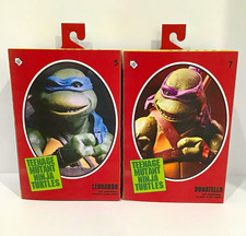 NECA TMNT 1990 Movie 35th Anniversary Ultimate Leonardo & Donatello Figures