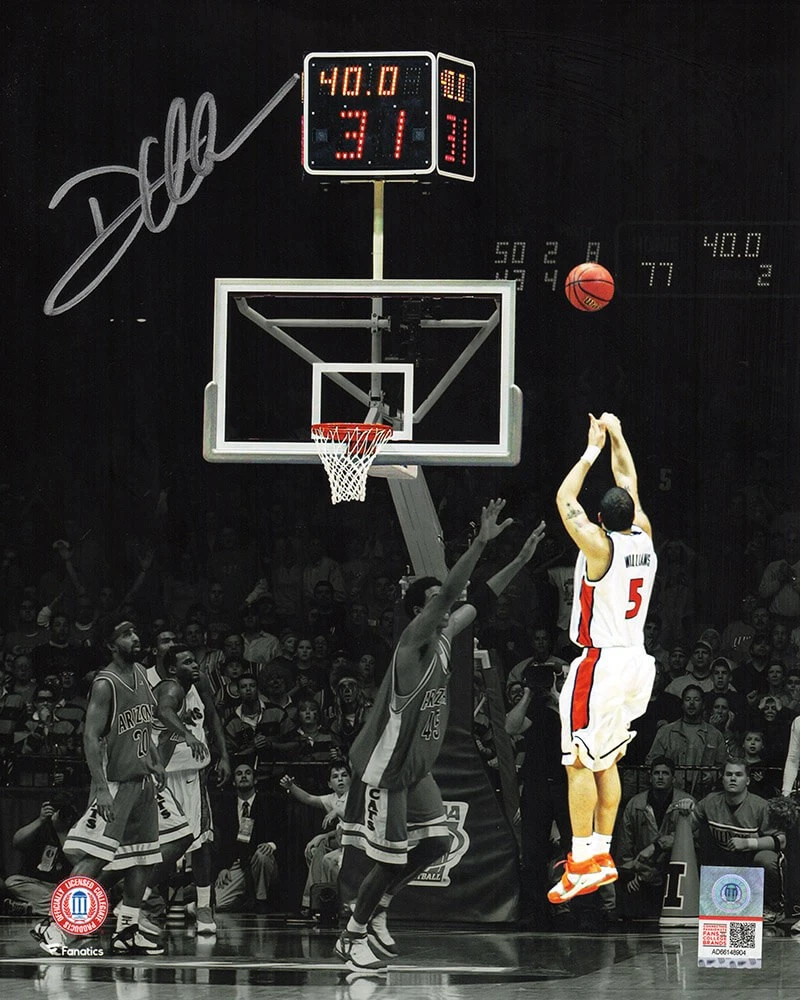 Lot De 5 Photos Autographes Originales NBA/Basketball Universitaire – Signées, Certifiées Kleeberg & Company