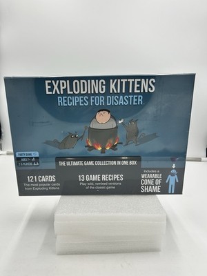 Exploding Kittens Recipes for Disaster Party Game NEW Sealed In Box Board Game