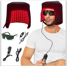 224 LEDs 880nm Infrared Red Light Hair Hat for Hair Loss Regrowth Helmet Device