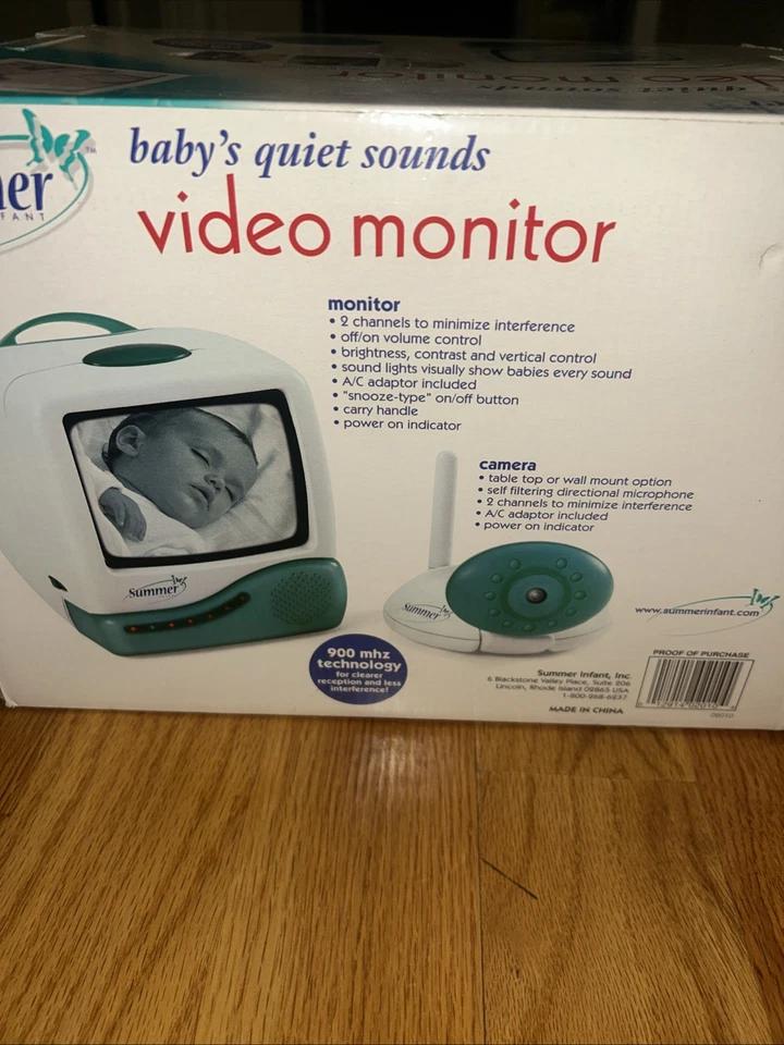 Monitor de video infantil verano. LED nocturnos. Sonido direccional. Nuevo Foto 3 de 4