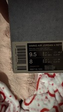 Size 9.5 - Air Jordan 4 Retro TEX Worn Blue Denim W