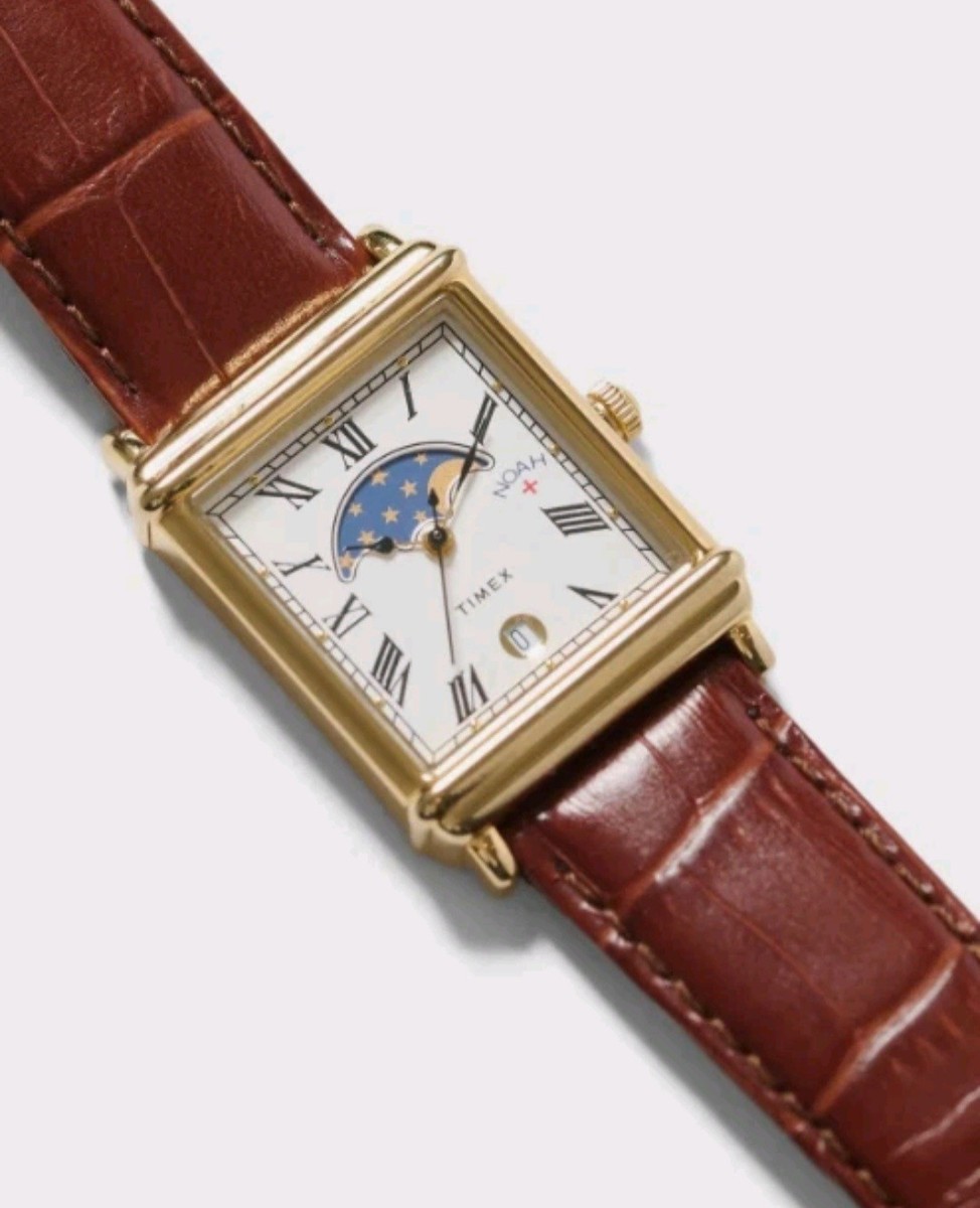 Noah x Timex Moon Phase Watch Brown/Gold | Brand New in Box ✓ | eBay