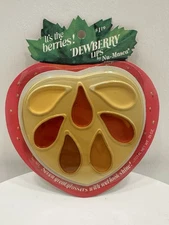 VINTAGE *NEW* 1960'S Nu-Masca Dewberry 7-Color Lip Glossers Pallet USA