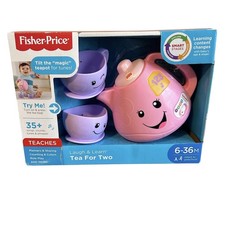 Fisher Price Laugh Learn Tea For Two Smart Stages Talking Musical Toy Set New