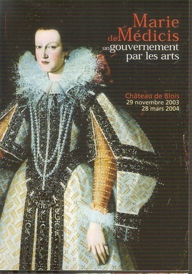 Maie de MEDICIS Postkarte KUNST: Expo. Chateau Blois 2003/2004