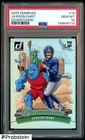 2025 Donruss Downtown #14 Jaxson Dart Giants RC Rookie SSP CASE HIT PSA 10