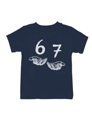 SMARTPRINTS Hands Offering Numbers 6 and 7 Youth's T-shirt