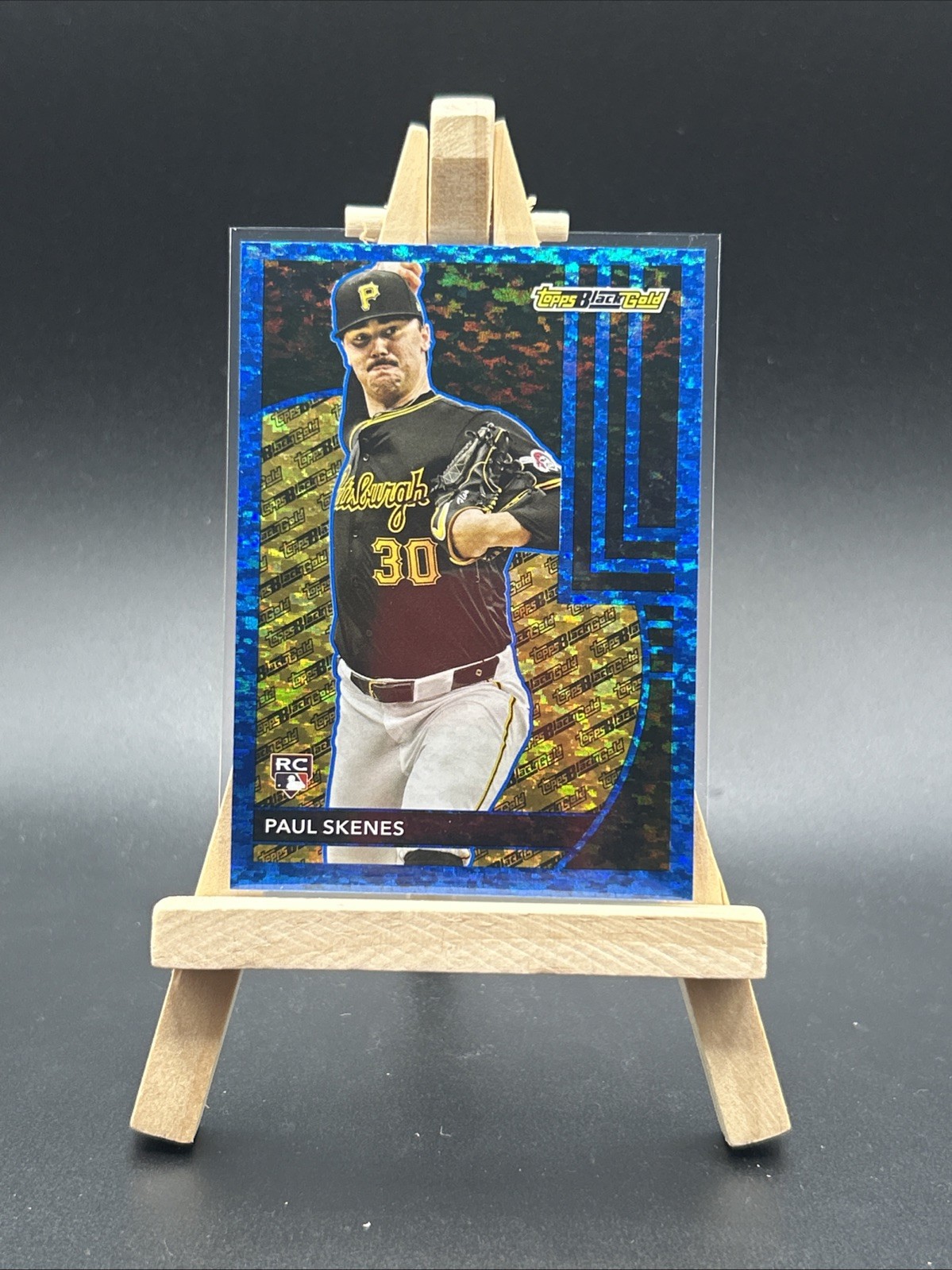 2024 Topps Update Series - Topps Black Gold Paul Skenes #BG-17 Blue (RC)
