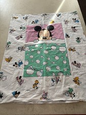 Vintage Mickey Mouse Bedding Toddler Cot