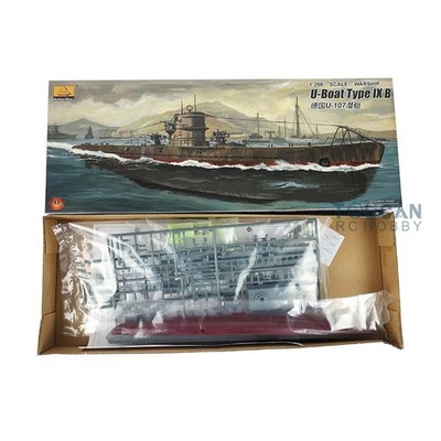MiniHoy 80914 1/200 German U-Boat Type IX B Submarine Model Kit With Motor