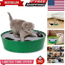 Interactive Cat Toy with Running Mouse, Electronic Motion Cat Toy Automatic T...