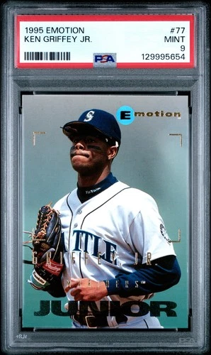 1995 Emotion  77 Ken Griffey Jr PSA  9    5795