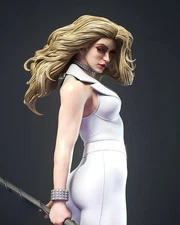 Dazzler X Men | Garage Kit DIY Figure Statue PAINTED 3D Model