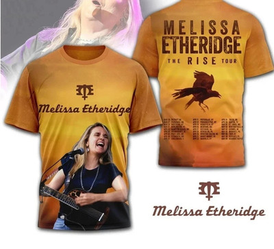 Melissa Etheridge The Rise Tour 2026 Shirt 3D Graphic Tee Men Women S-5XL MC1739