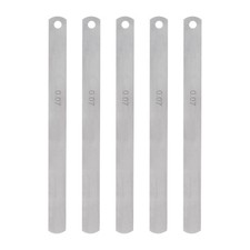 5Stk Mn Stahl F&uuml;hler Spurweite 0.07mm Dicke 150mm Metrik F&uuml;ller Dicke Messger&auml;t