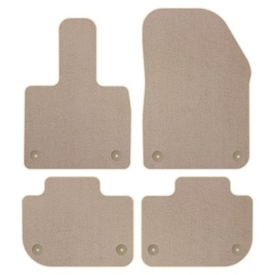 Velours Fußmatten für Vinfast VF8 Elektro ab Bj. 2022 Neu Automatten BEIGE ALPS