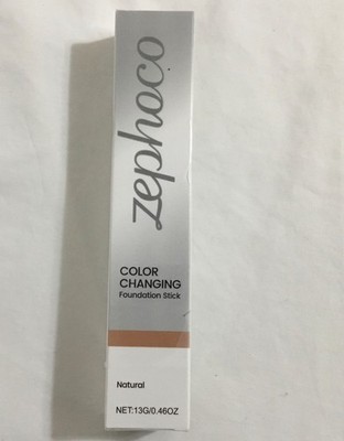 Zephoco Color Changing Cream Foundation Stick  Color Matching Makeup, Natural