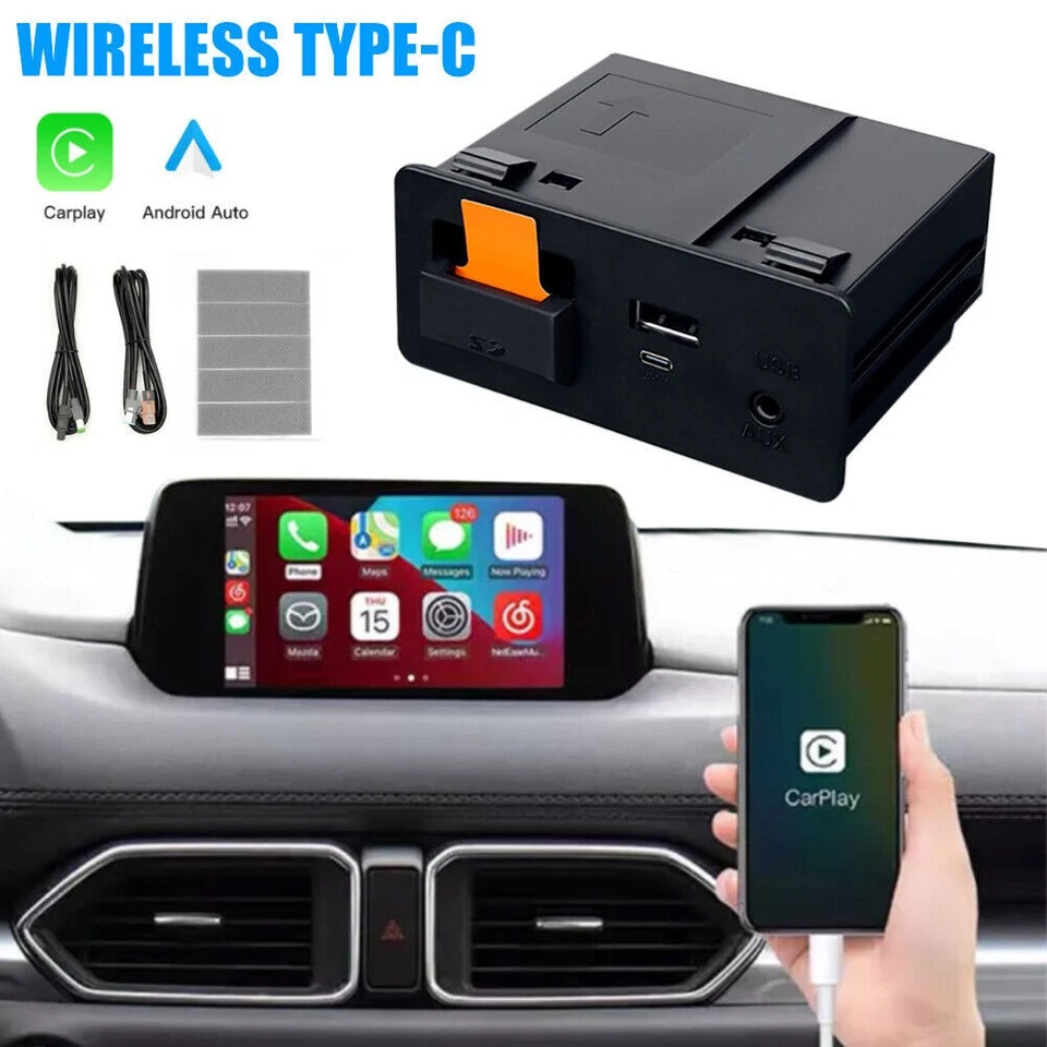 Wireless Carplay Android Auto Retrofit Kit For Mazda 3 Mazda 6 CX3 CX5 CX9 MX-5 - Image 3 of 4