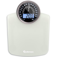 Hybrid 2-In-1 Analog  Digital Weighing Scale for Body Weight up to 400Lbs  Thi