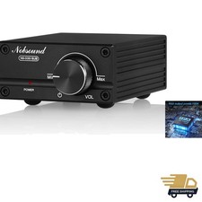 Compact 100W Subwoofer Amplifier with AUX Input - Perfect for Desktop Setup